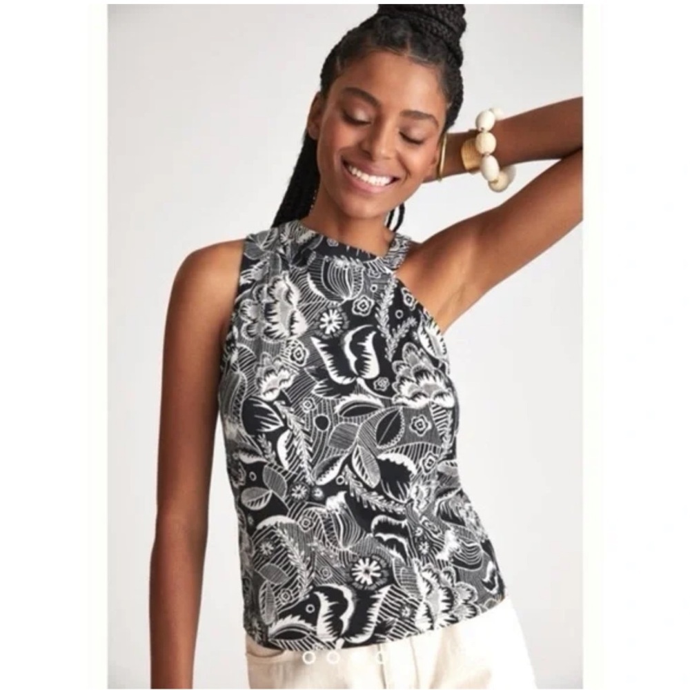 Anthropologie Floral Top